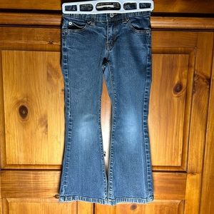 Gap Girls Medium Wash Flare Stretch Denim Jeans